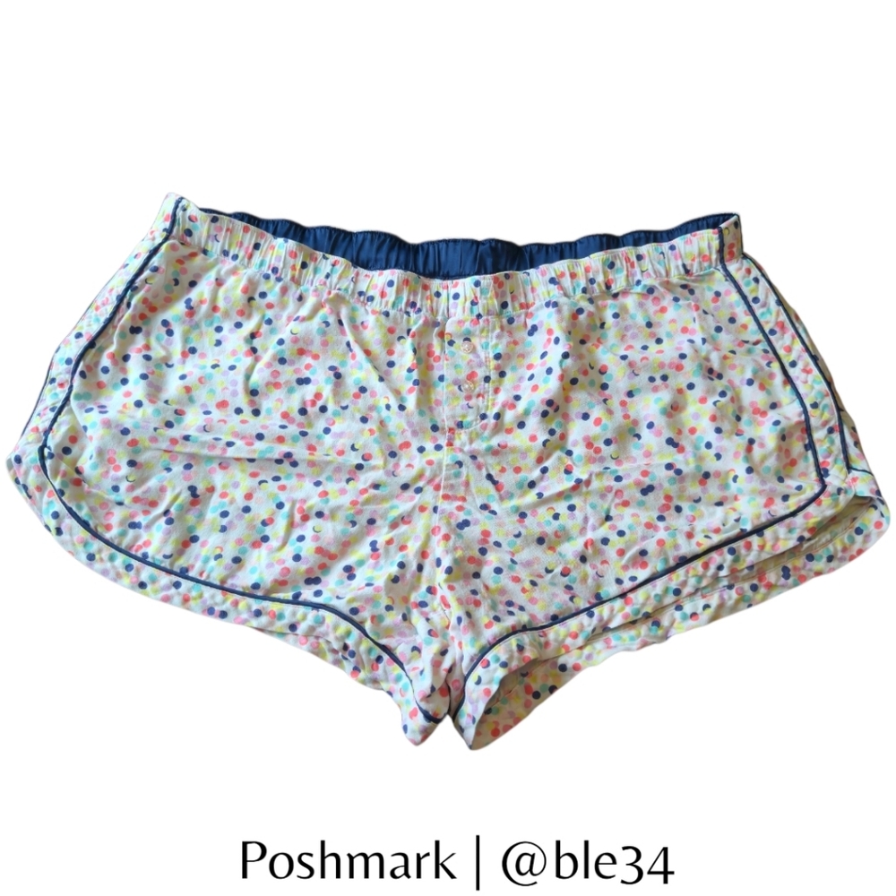 Victoria’s Secret Multicolor Polka Dot Cotton Pajama Shorts